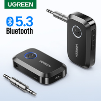 UGREEN Bluetooth Car 3.5mm AUX Jacks for Car Speakers Audio Music Hands Free Bluetooth 5.3