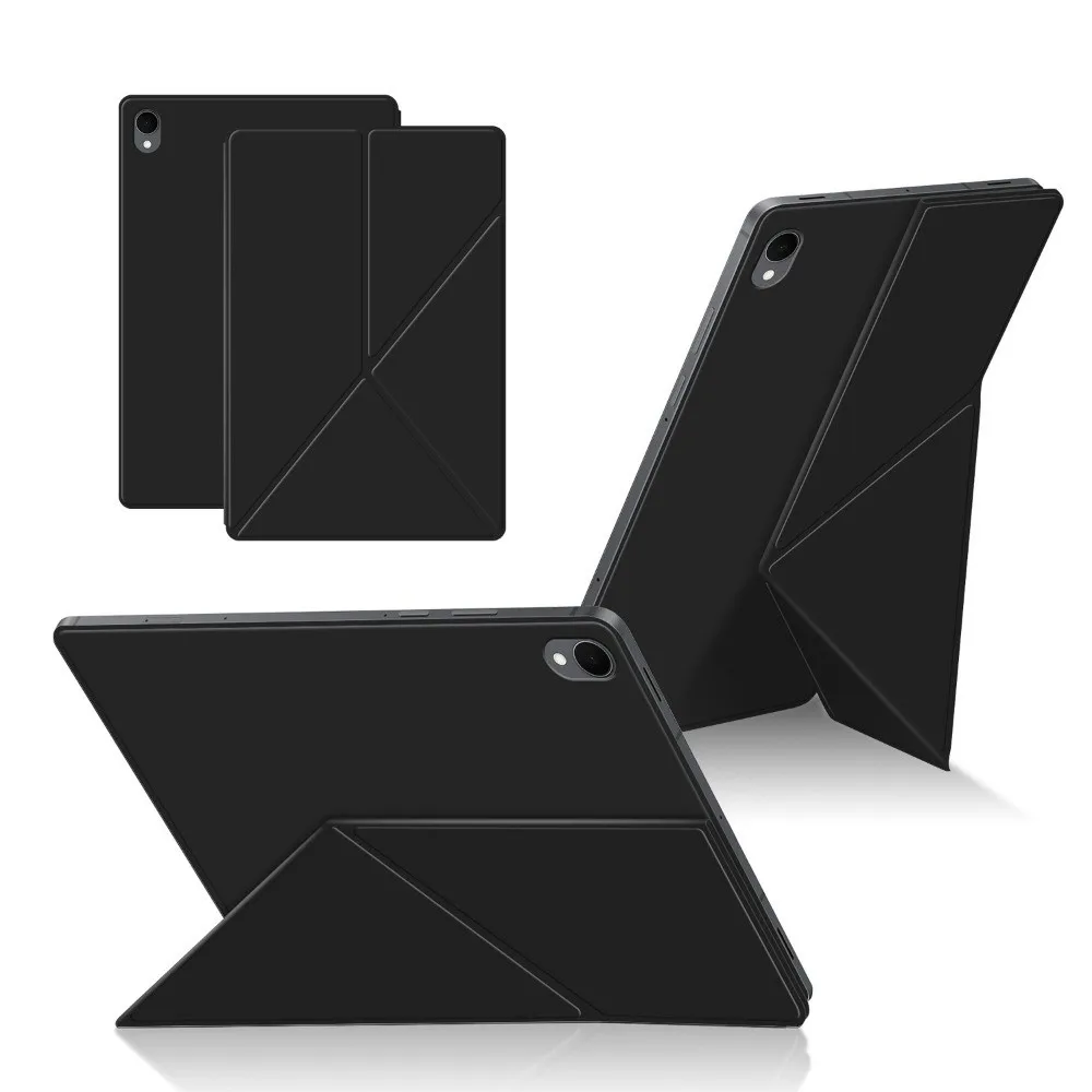 11-inch Tablet Stand Case Multi-angle Folding Book Style Smart Cover Wear Resistant for Samsung Galaxy Tab S11