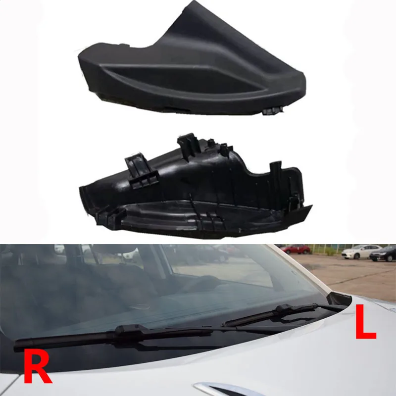 

Front Windshield Grille Drain Panel Moulding Cover Fender Decoration Cap For Changan CS75 2014 2015 2016 2017