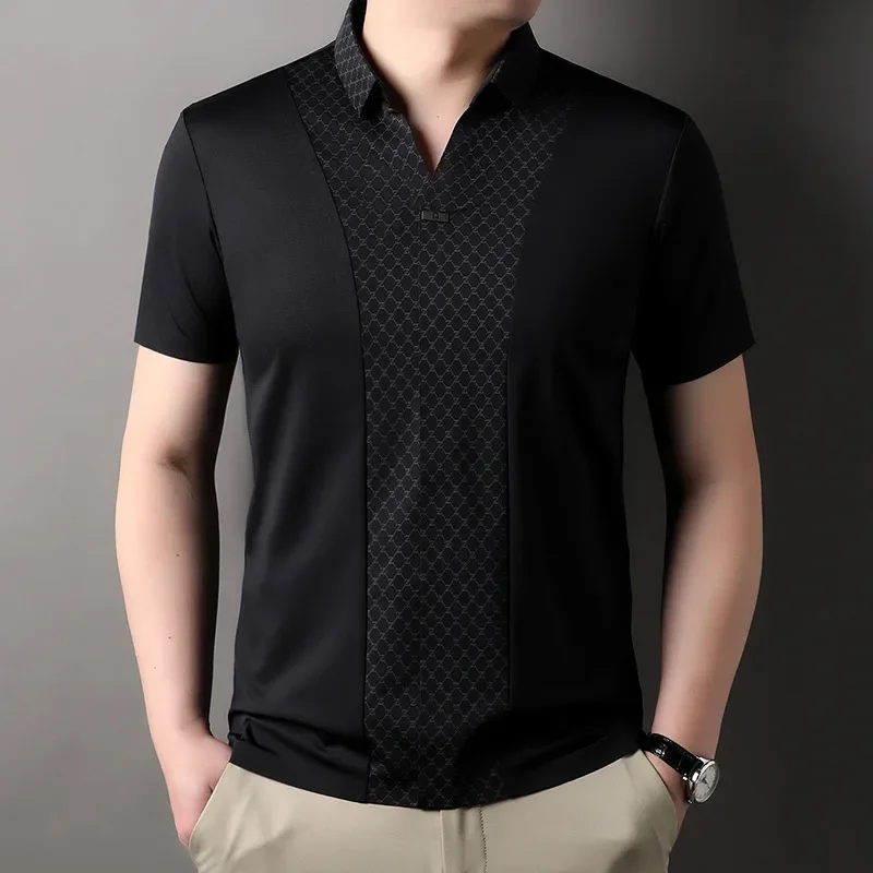 Fashionable Men's Polo Shirt with New Design for Self-expression in 2024 Summer