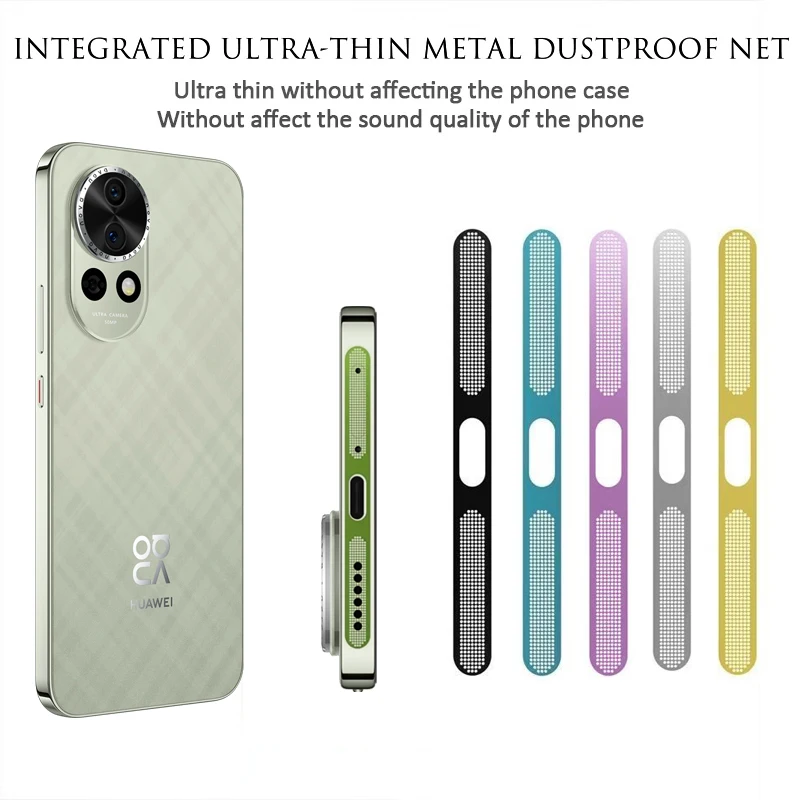 Metal Dustproof Net For Huawei Nova 13 12s 11i 10 9 SE Pro Ultra Active Lite AntiDust Mesh Anti-Scratch Protective sticker cover