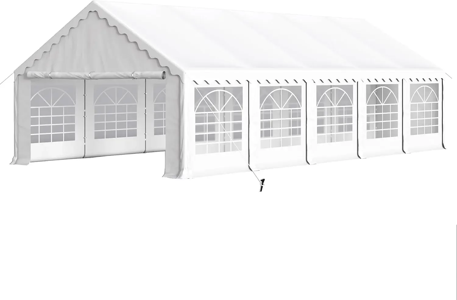 Outdoor Heavy Duty Party Tent Large Commercial Canopy Wedding Event Shelter Carport with Removable Sidewalls,Storage Bags