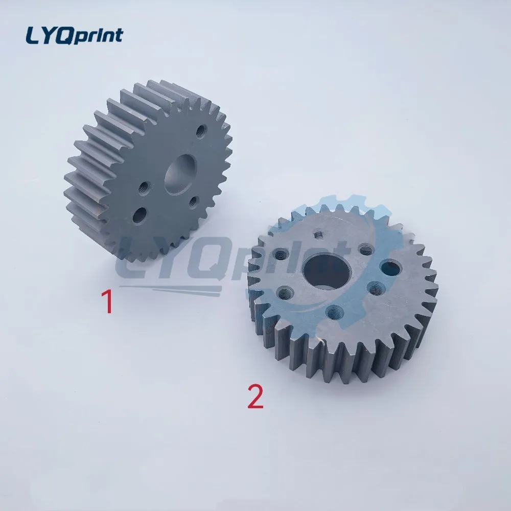 Komori Printing Press S40 Feeder Transmission Gear 33 Teeth Oval Type 764-1215-300/764-1201-503