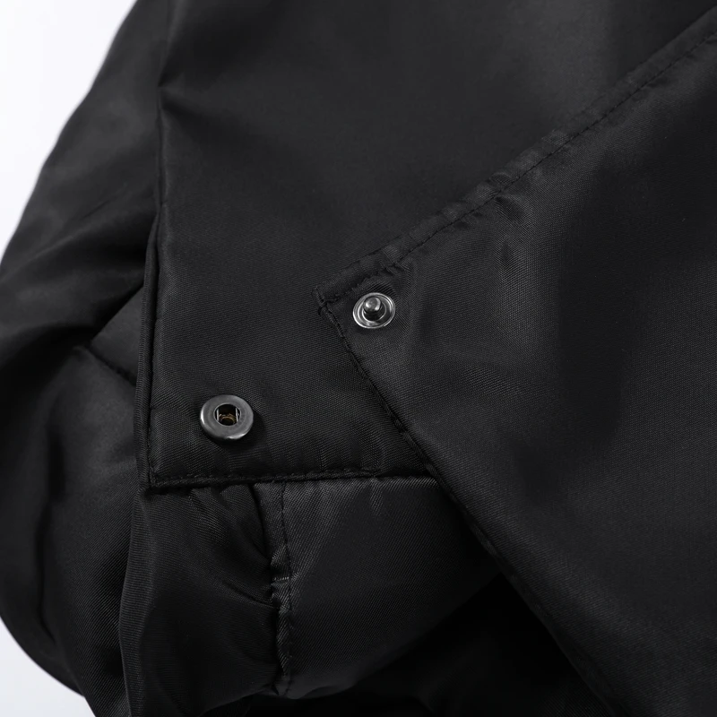 Modische Y2K Satin-Bomberjacke für Damen, Mauve, Puffärmel, Kurz geschnitten, Reißverschluss, Freizeitjacke, Frühjahr 2026, schicke Streetwear, Neu – Detail 5