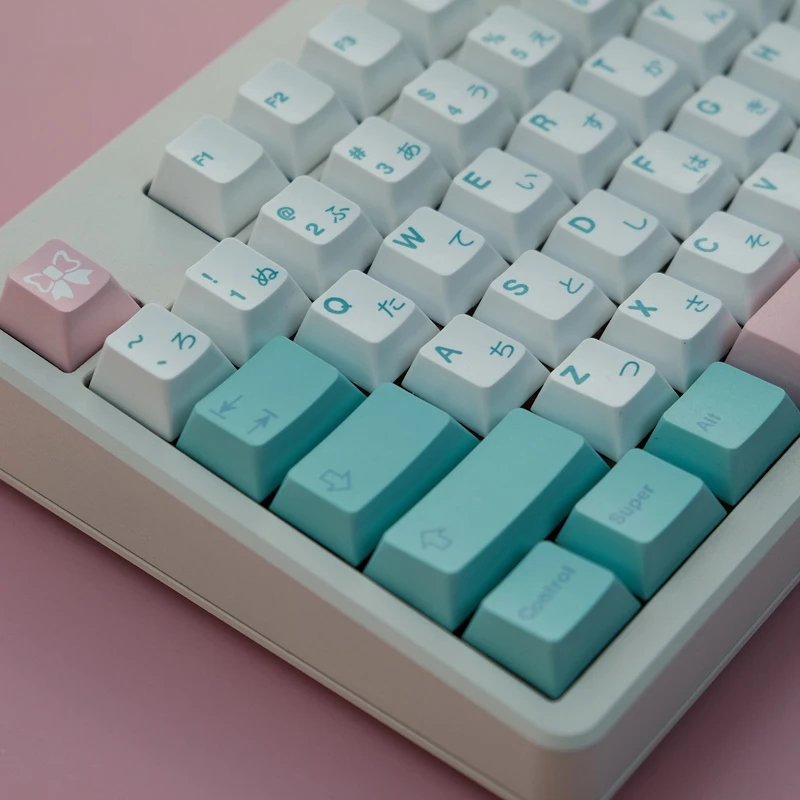 128 key blackout PBT original highly sublimated mechanical keyboard keycaps