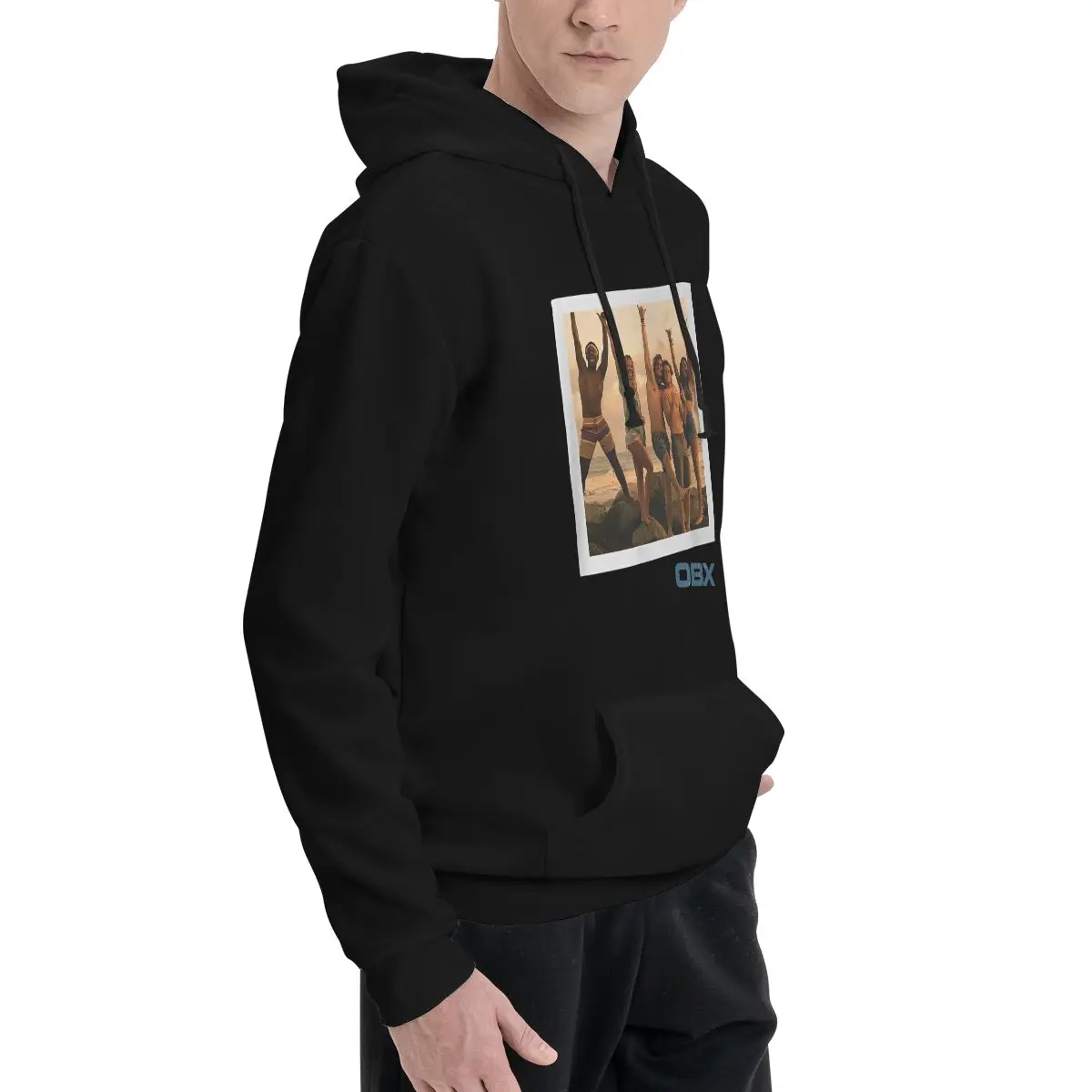 O-Outer-Banks OBX Vintage Photo Group Shot Hoodies Men's Fashion Sweatshirt Winter Hooded Pullover