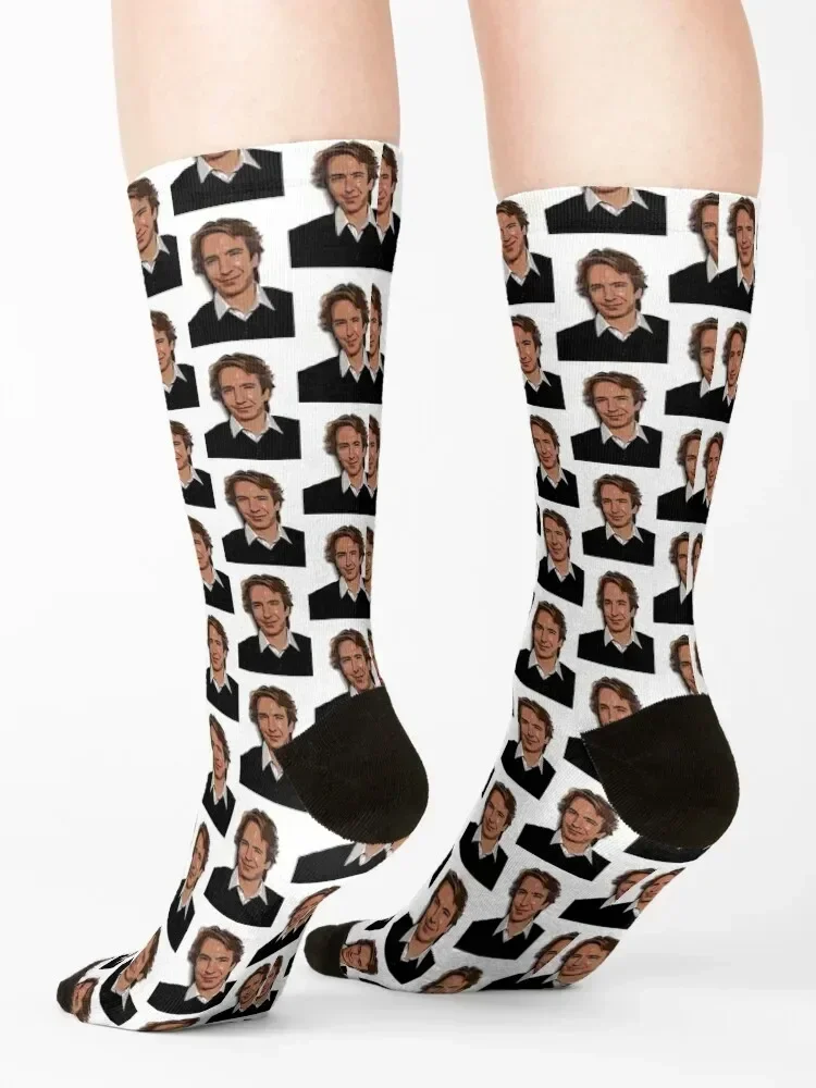 Alan Rickman Socks ชุดปีใหม่ ถุงเท้าแฟชั่น ผู้หญิง ผู้ชาย