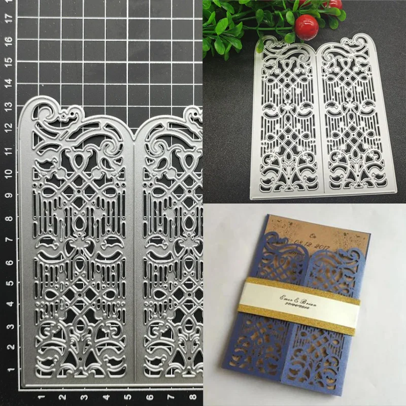 

2023 New Door Greeting Card Metal Cutting Dies For DIY Craft Making Paper Greeting Card Scrapbooking