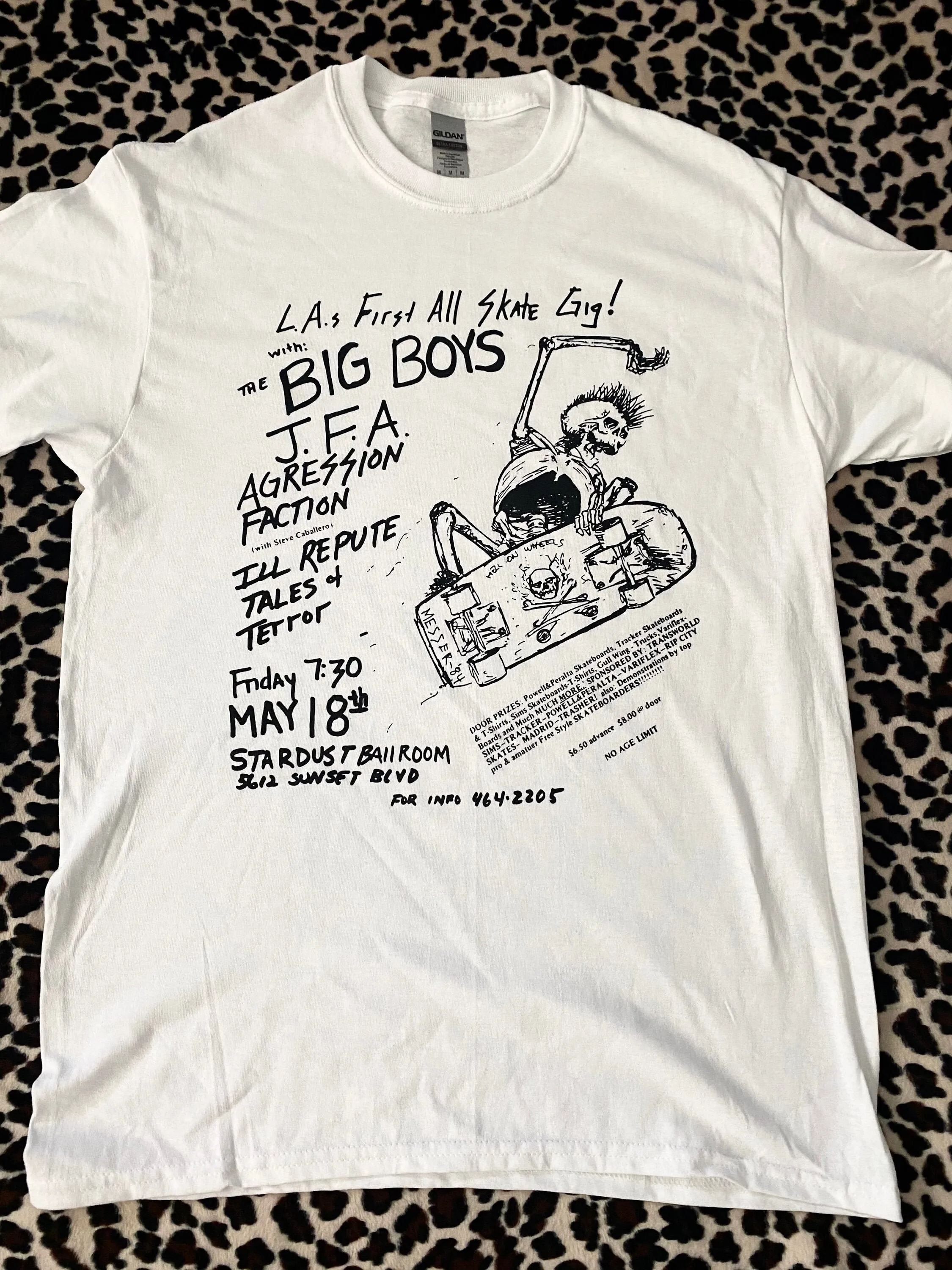 Big Boys Jfa The Faction Vintage Flyer T Shirt