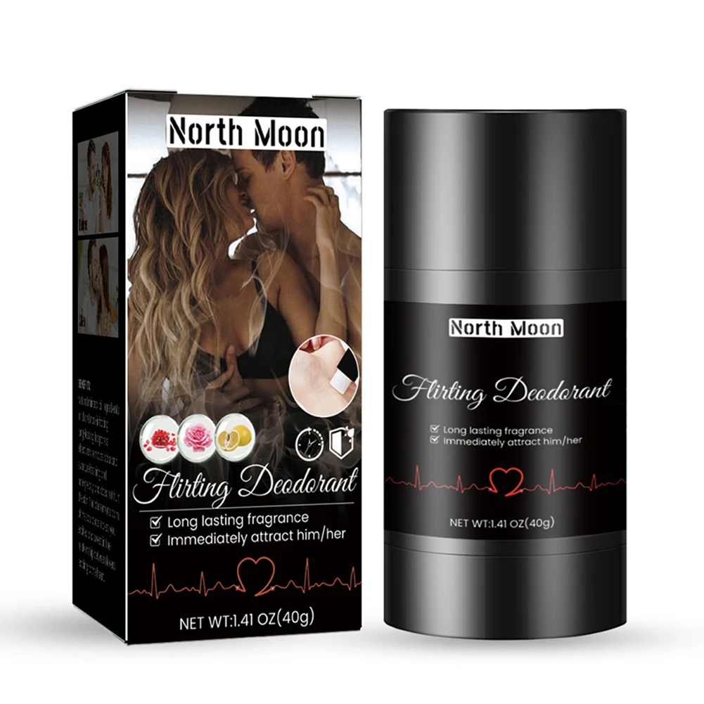 40g Sex Attraction Balms Solid Charming Fragrance Powerful Erotic Pheromone Long-lasting Gifts for Men Women for Valentines Day