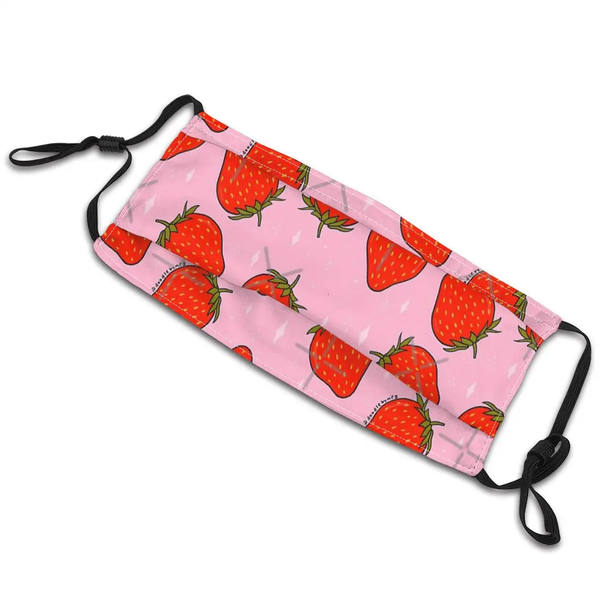 Strawberry Print Fashion Trend Masks Washable Covers