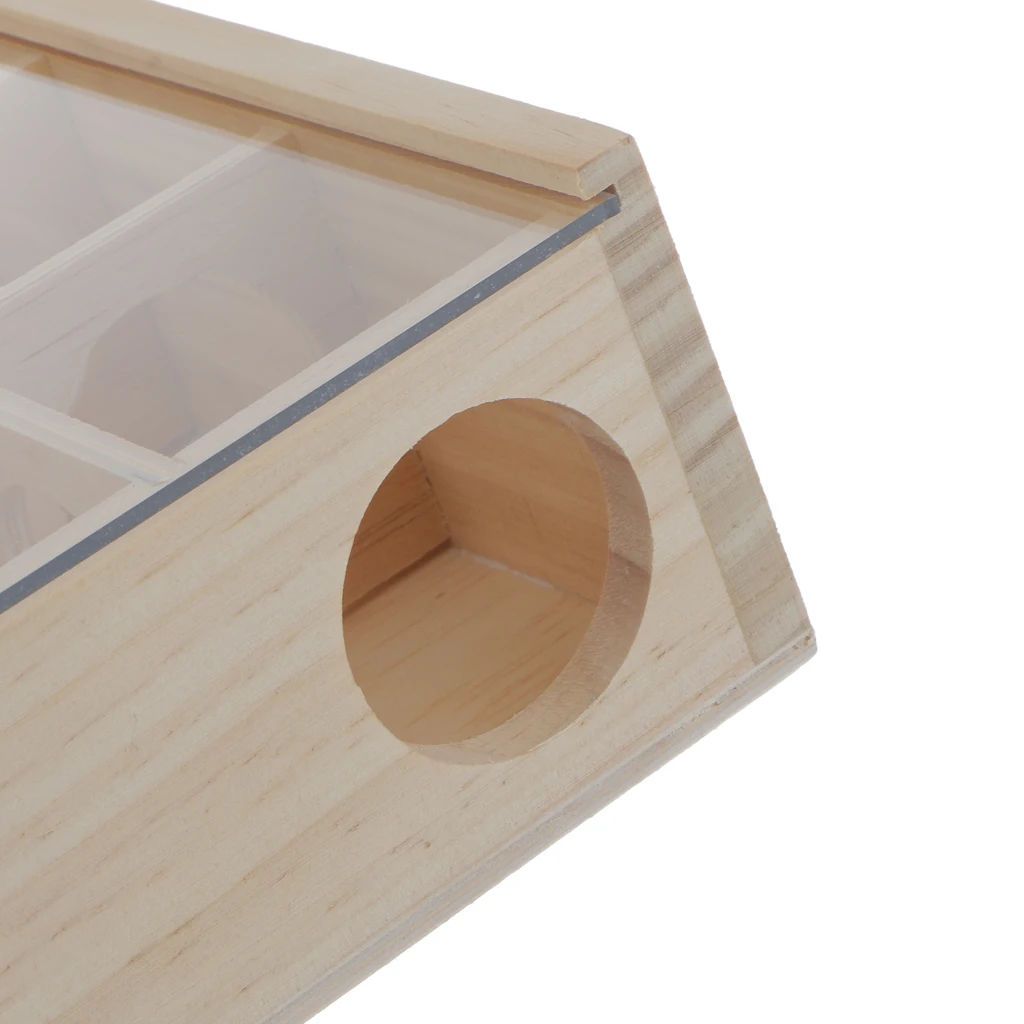 Pet Criceto Labirinto in legno Tunnel Gerbil Ratto Mouse Piccolo animale