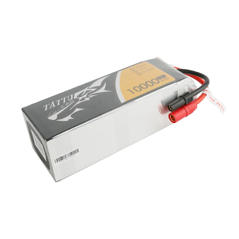 Akumulator LiPo TATTU 22,2 V 10000 mAh 25C do helikoptera RC Quadcopter FPV Racing Drone Części z wtyczką XT90S/EC5/XT150