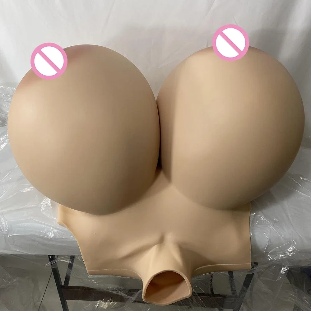 Silicone ZZZ Cup Huge Artificial Breast Form Biggest Fack Boobs Fill Cotton Natural Enhancement Male to Female Transgender