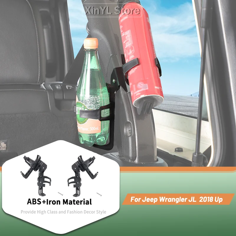 

Car Accessories-Roll Over Beam Extinguisher/Cup Holder for Jeep Wrangler JL 2018 Up Four Door Version