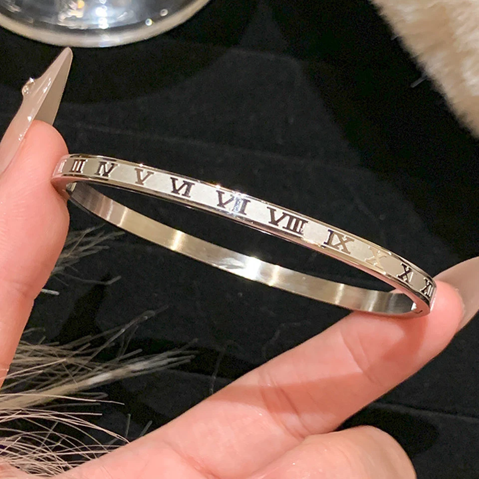 Zakol 5/1 Stuks Fonkelende Zirconia Ingelegd Roestvrij Stalen Armband Set Voor Vrouwen Stapelbare Armbanden Mode Niet Vervagende Sieraden Gift