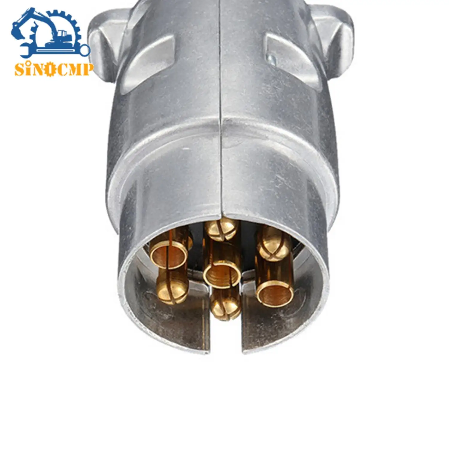 

SINOCMP 7-контактный круглый металлический штекер 2 в 1, 979698 подходит для прицепов и кемперов, аксессуары для салона электромобилей