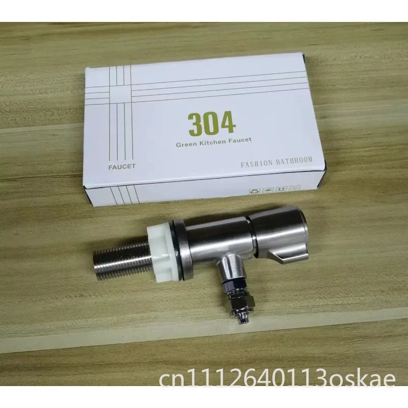 Stainless steel desktop water purifier angle valve connection 2 points 3 points hose table dishwasher connector