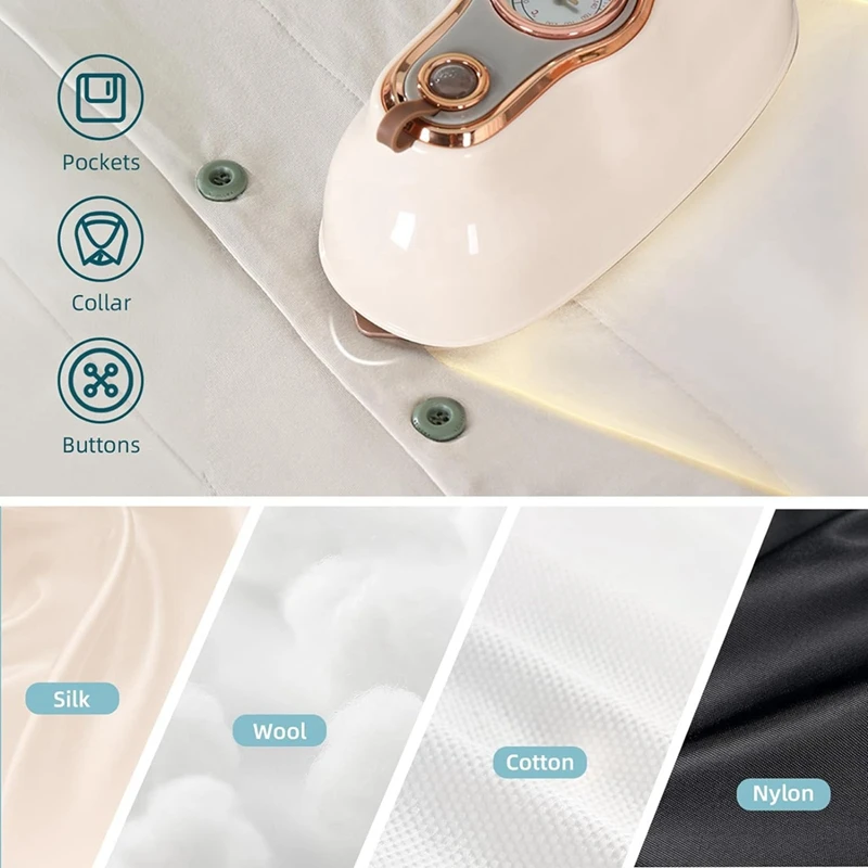 L73A 2025-Travel Steam Iron, Handheld Garment Steamer, Portable Mini, 180° Rotatable Travel Steamer