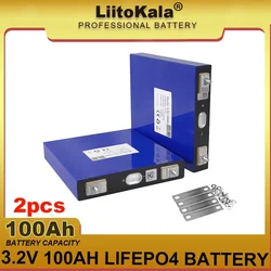 LiitoKala 3.2V 100ah LiFePO4 battery Lithium iron phospha DIY 4s 12V 24V Motorcycle Electric Car Solar Inverter Boat Batteries