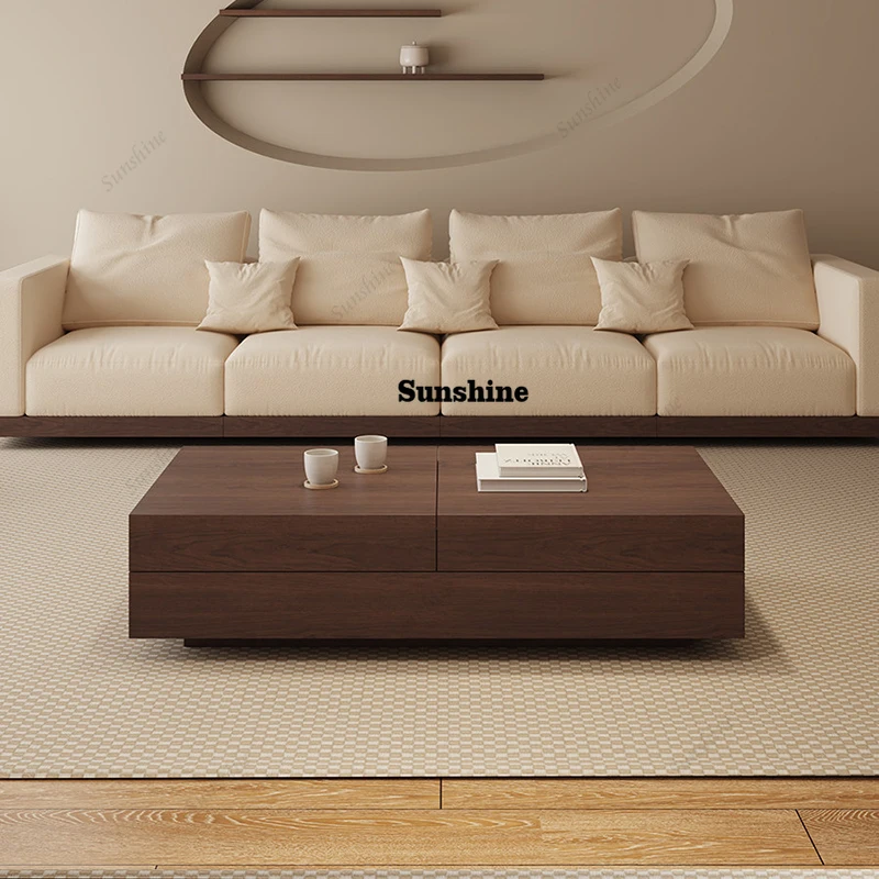 

Недорогой скандинавский журнальный столик для дома, простой скандинавский приставной столик с хранением, декоративный столик-мезита де центро, мебель для дома