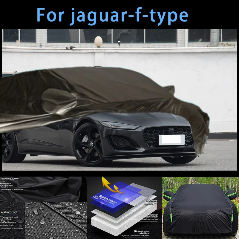 

For jaguar-f- type-suv Outdoor Protection Full Car Covers Snow Cover Sunshade Waterproof Dustproof Exterior Car accessories