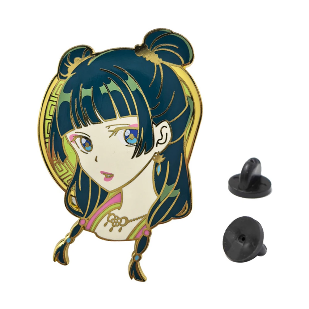 Anime l'apothicaire journaux Mao Mao Kawaii Cosplay Costume Badge broche accessoires sac à dos pendentif métal accessoire broche accessoire Gilf