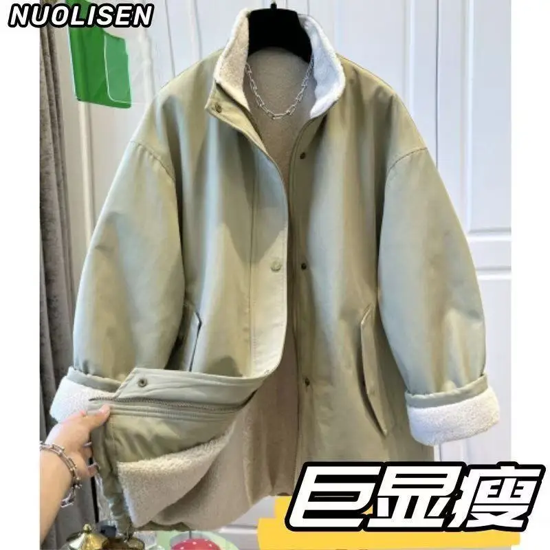 

Brown Trench Women'S Fashionable Raincoat Single-Breasted Autumn Winter High Street Temperament Spring Oversized Khaki Grey