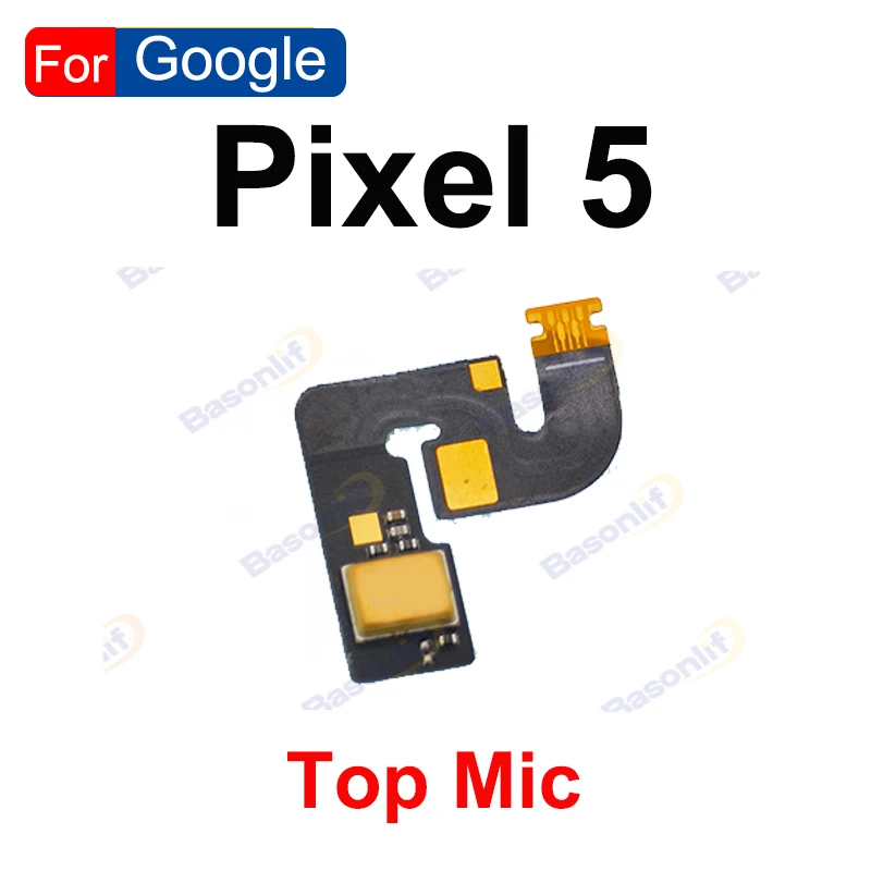 Basonlif Mic Flex For Google Pixel 4XL 4 3XL 2 5 6 7 8 Microphone Flex Cable Replacement Parts