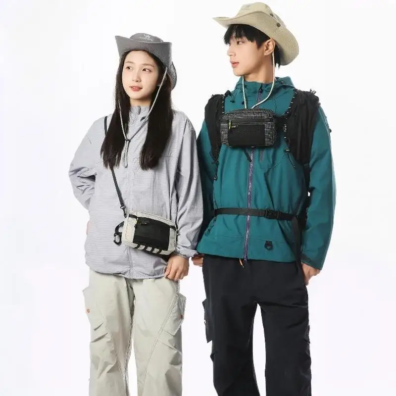 Ultralight Waterproof Fiber Waist Pack Multi Pocket Chest Sling Bag Outdoor Storage Pouch For Running Cycling Camping Travel Dai
