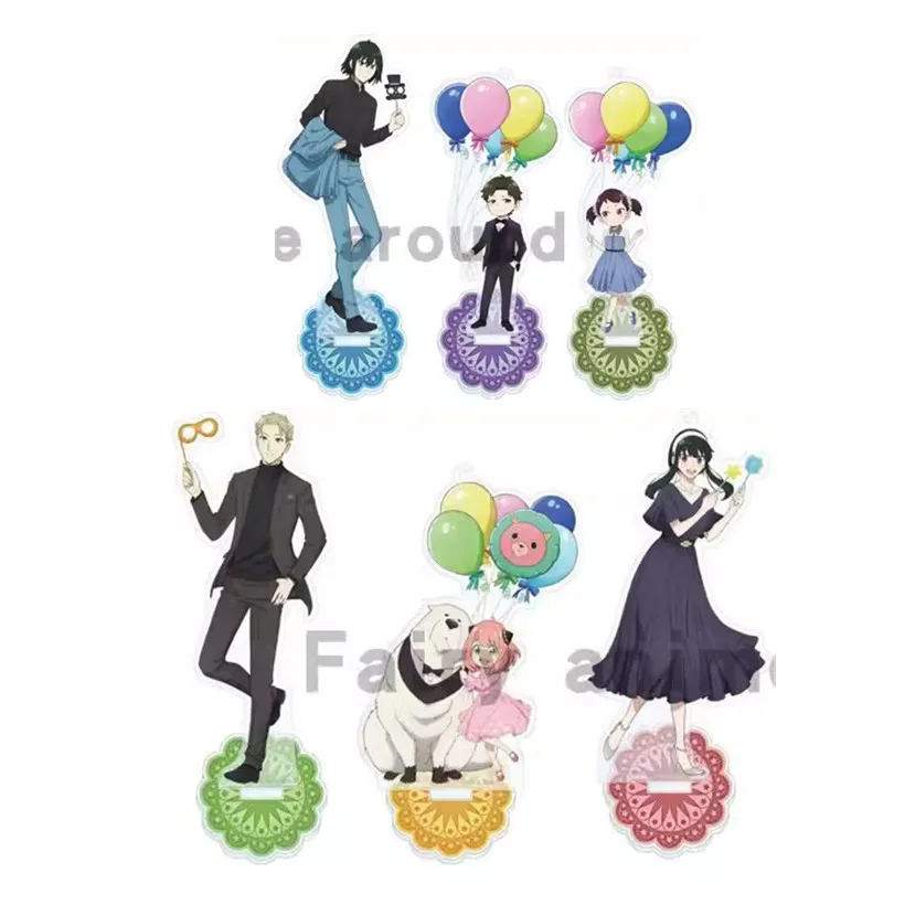 Game Yuri Briar Loid Yor Anya Forger Damian Desmond Acrylic Stand Doll Anime Figure Model Plate Cosplay Toy for Gift