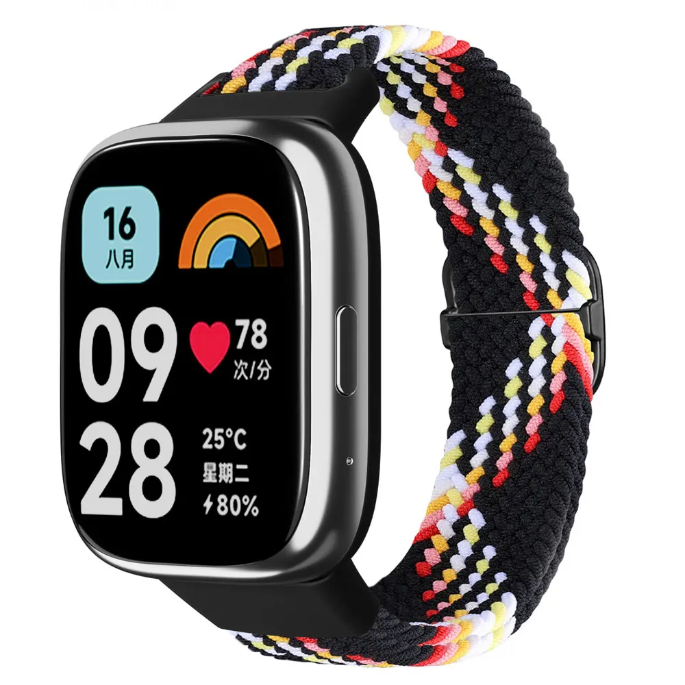 حزام من النايلون لساعة Redmi Watch 3 Watch3 Lite / سوار معصم نشط، ملحقات حزام ساعة ذكية ناعمة قابلة للتنفس