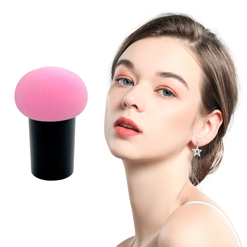 1Pc Nieuwe Lovable Makeup Puff Make-Up Spons Facial Foundation Crème Paddestoel Hoofd Soft Make Bladerdeeg Beauty Tool