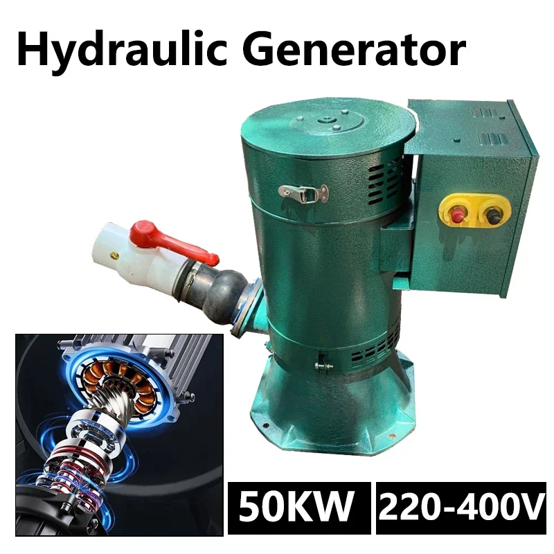 

50KW Full Copper Wire 3 Phase Permanent Magnet Slanting 50000W Hydraulic Generator Set Figure 30KW Hydro Generator Water Turbine