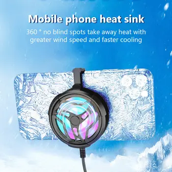 X91 Mobilní telefon Polovodičový Chladič Ventilátor 3 Převodové stupně Nastavitelný Zadní Clip Herní Chladič Pro IOS Android PUBG Chladič 10 nejlepší prodej mobilní chladič - №7