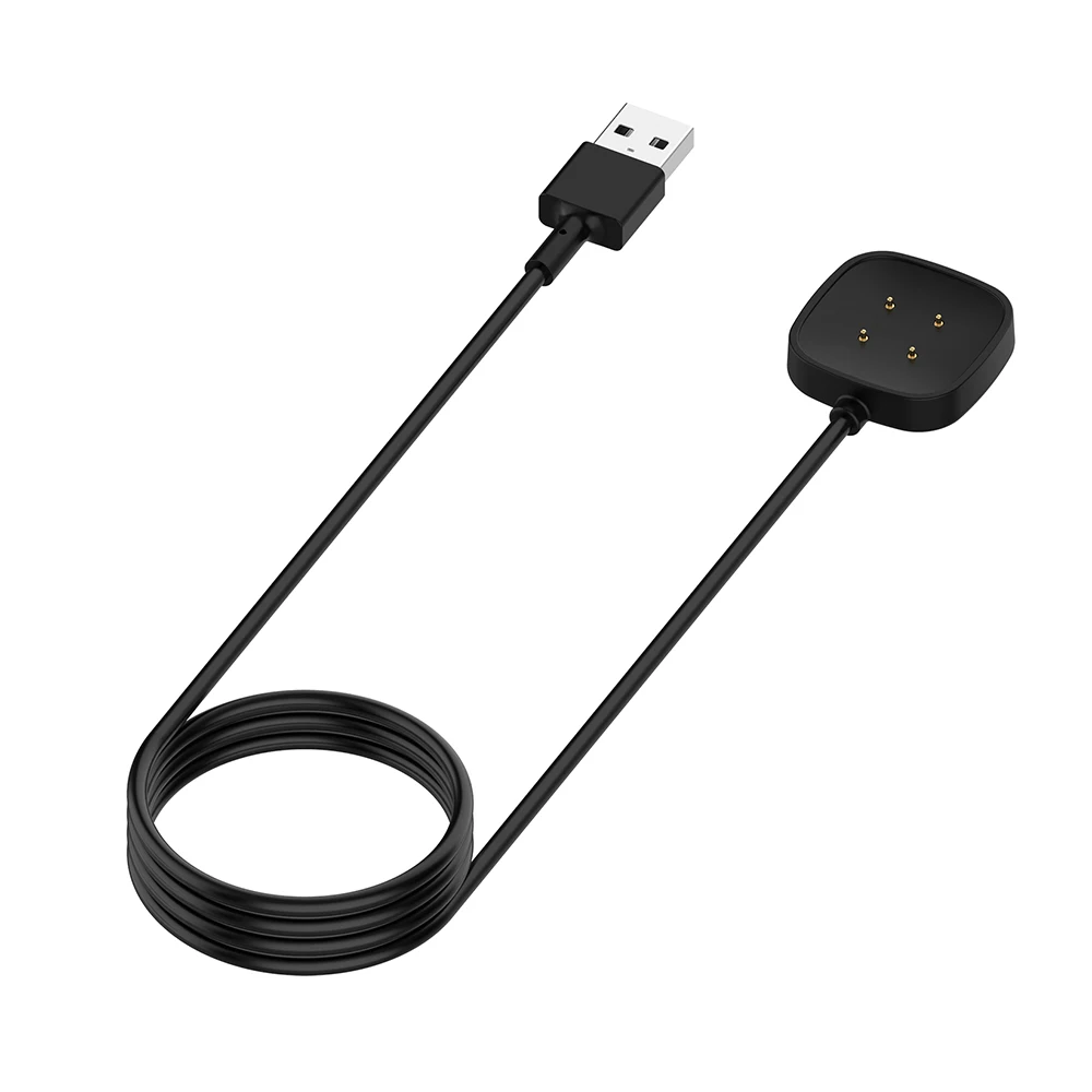 1m USB Charging Cable For Fitbit Versa 3/4 Dock Charger for Fitbit Sense 2