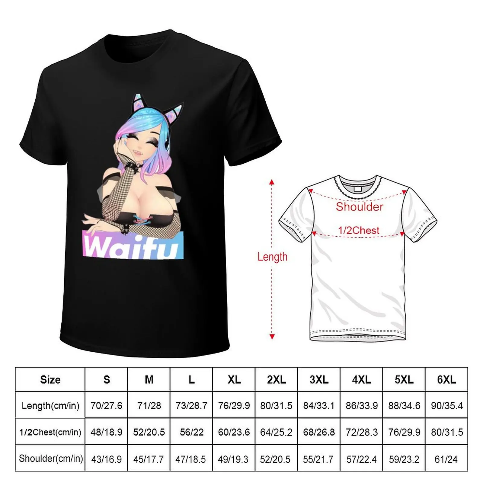 Silvervale Vshojo waifu Sticker T-Shirt cheap stuff man t shirt boys animal print heavyweight t shirts for men