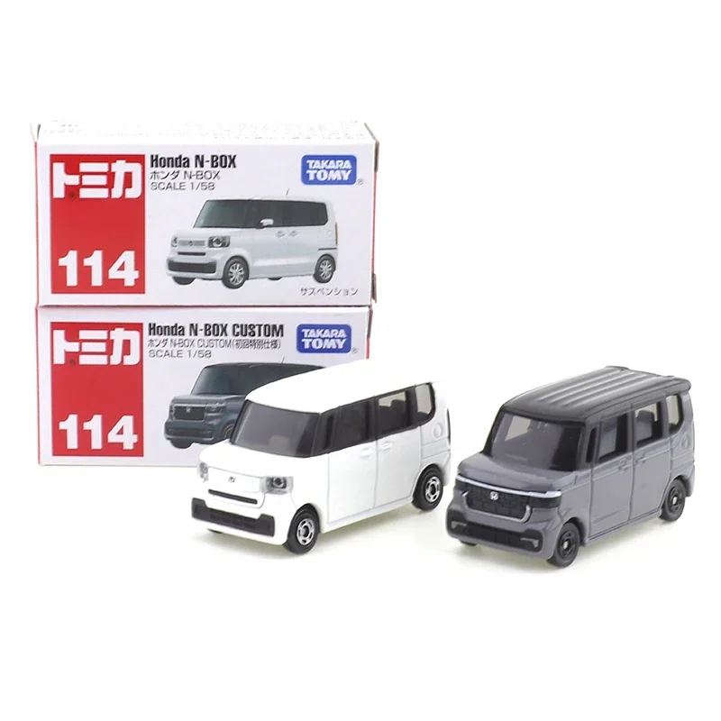 TAKARA TOMY Tomica Diecast modello automobilistico ornamenti Cas giocattoli decorazioni regalo No.114 Honda N-BOX