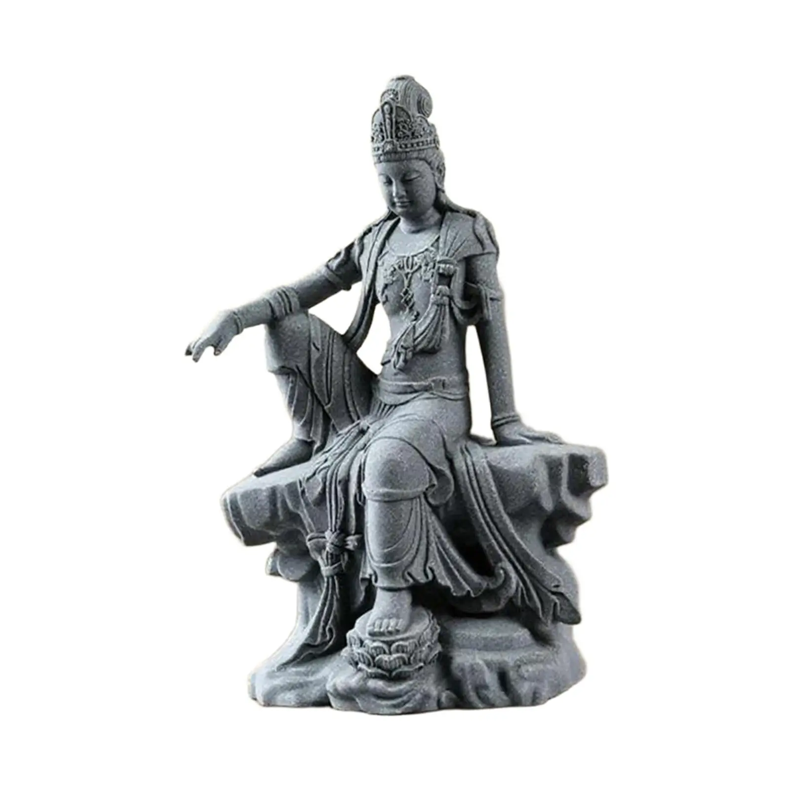 Avalokiteshvara Bodhisattva Statue Handcrafted Home Decoration 14cm Height