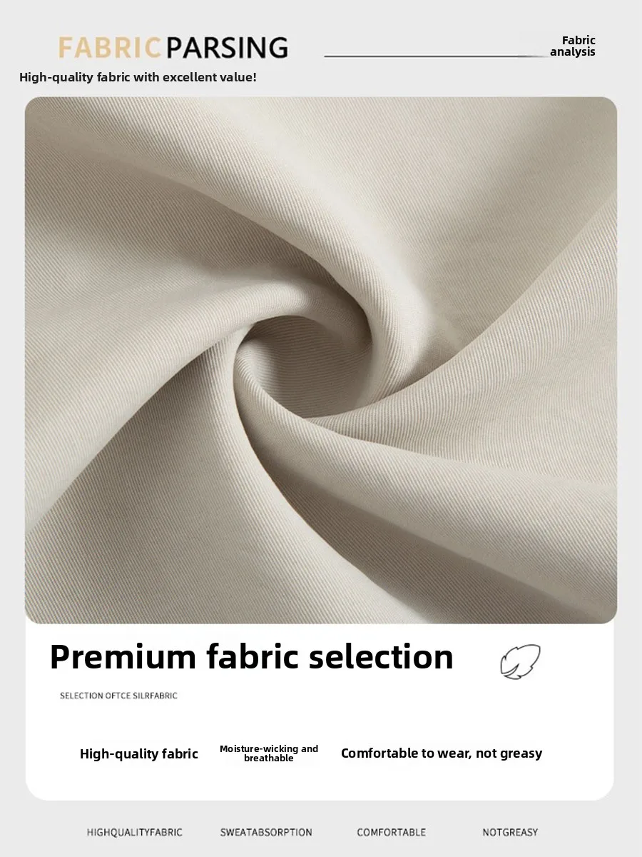 Pantaloni a gamba larga in seta di ghiaccio Pantaloni sportivi larghi e sottili Qui Dry per studenti delle scuole medie Pantaloni estivi casual a gamba dritta