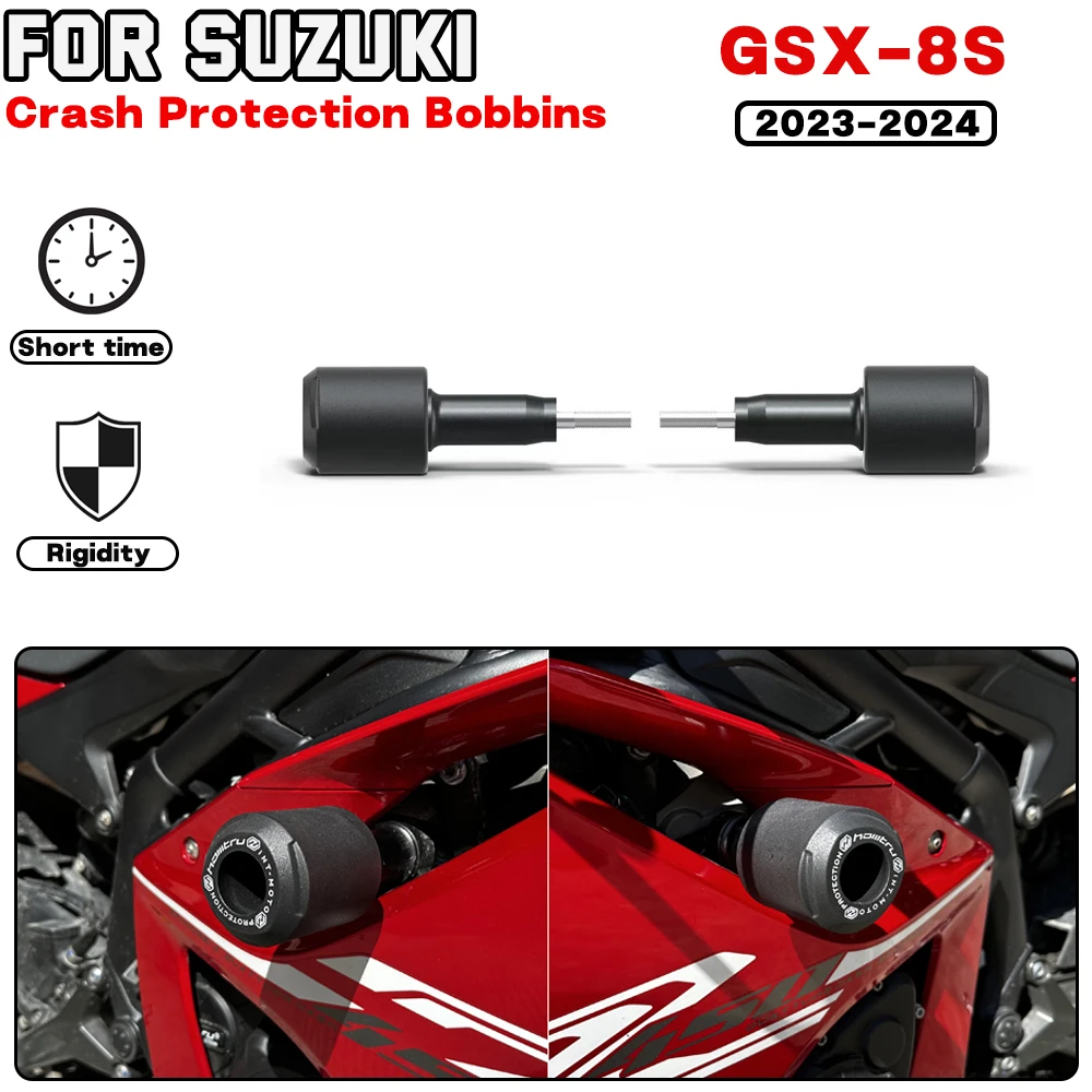 

For SUZUKI GSX-8S 2023-2024 Motorcycle Frame Crash Protection Sliders Falling Protector Engine Protect Kit