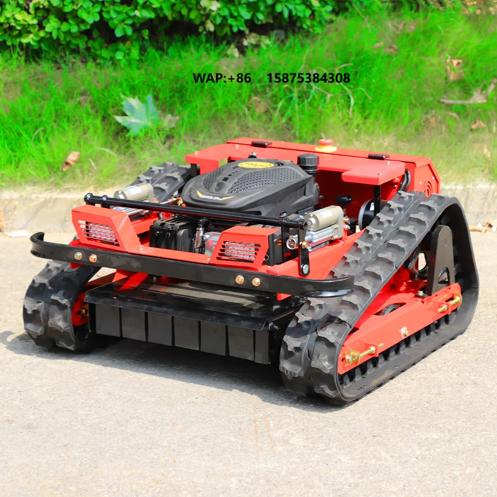 High Quality Heavy Duty Remote Controlled Powered Lawn Mower for Agriculture and Forestry Weeding Crawler Mower