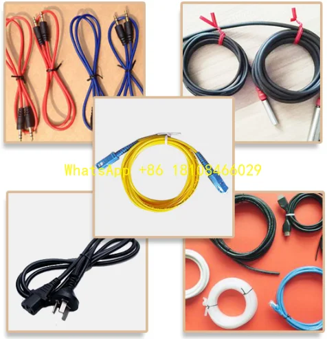 أو شحن معدات تصنيع كابل الهاتف RJ45 آلة ربط كابل USB عالية السرعة f