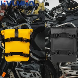 Bmw için r1200gs r1250gs adv honda nc750x cb500x çerçeve motosiklet crash barlar geçirmez çanta su geçirmez água tampon tamir aracı-bag placement çantalarda 12 büyük satış, yan motosiklet-no. 1