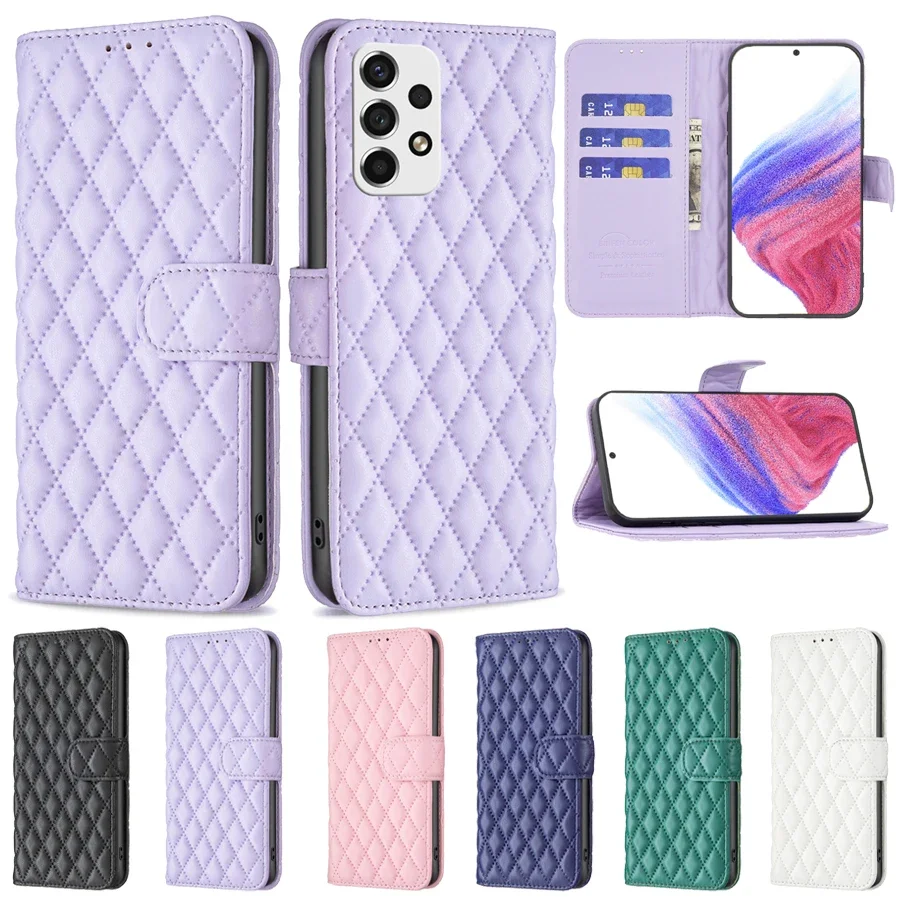 Wallet Small Fragrance Flip Leather Case For Samsung Galaxy A05s A14 A15 A34 A35 A53 A54 A55 S24 Ultra S23 Plus S22 S21 S20 FE