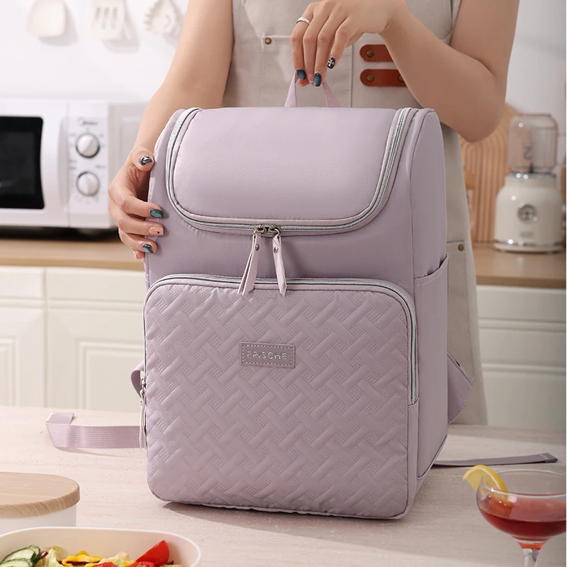 Lunch Bags Cooler Backpack Lightweight Coole Bag Insulated Backpack Cooler Bag Leak-Proof Soft Lunch Bag Camping Backpack