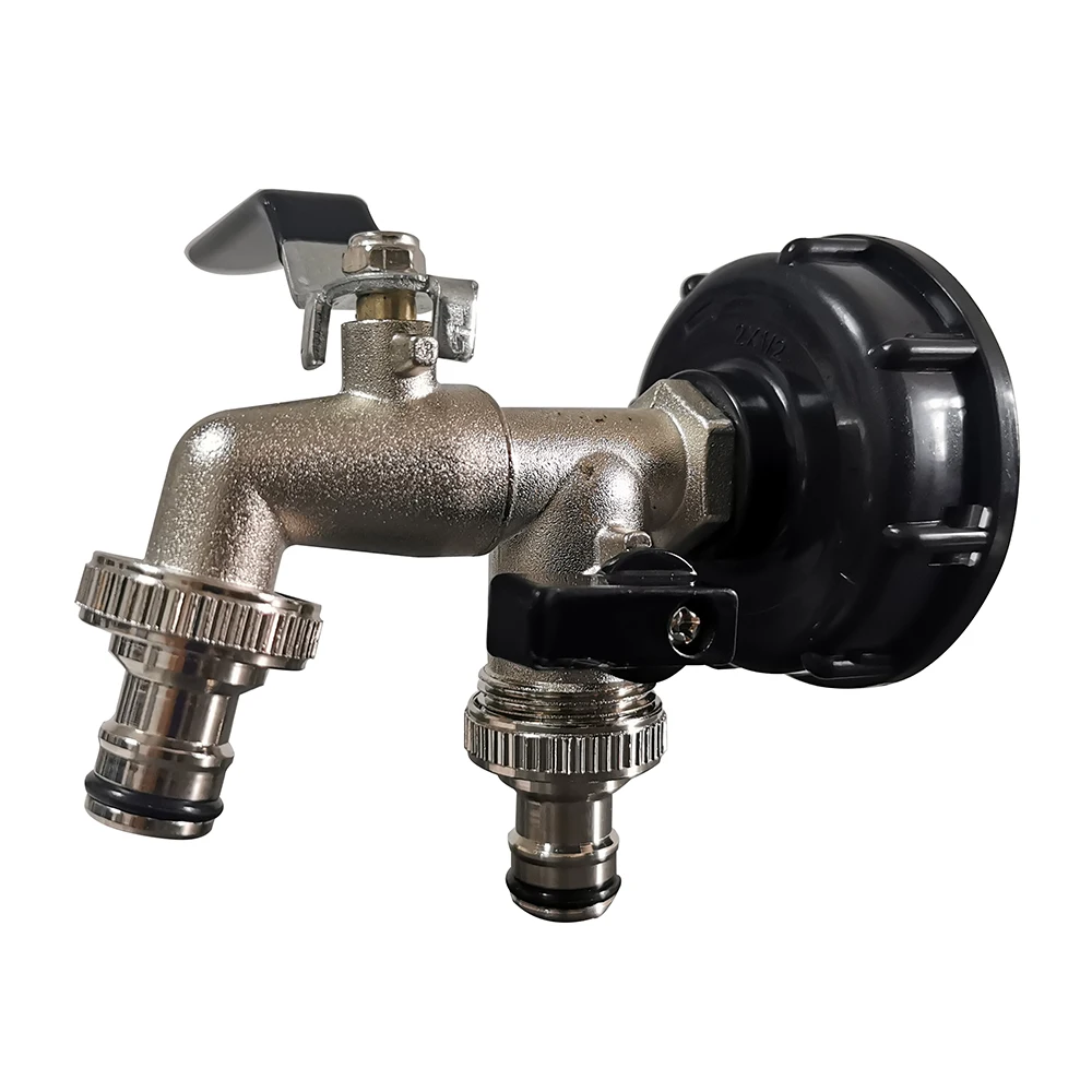 

1/2 RV water tank accessories IBC S60*6 bucket faucet and accessories Garden irrigation water tank joint faucet Car wash bucket