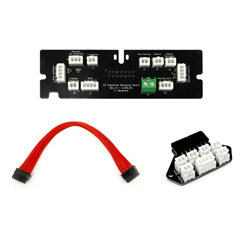 Umbilical Pcb Grupo Ferramenta Complate Cabeça Quadro Board Cordão Umbilical Toolhead para Voron 0.1 T3eb Fácil de Usar