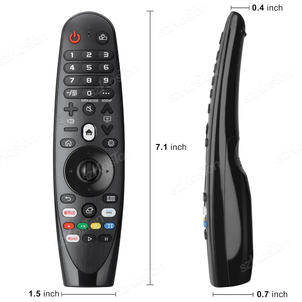 Replacement Magic Remote Control Compatible with LG Smart TV MR20GA NO Voice Pointer Function IR Remote for LG TVs UHD OLED QNED