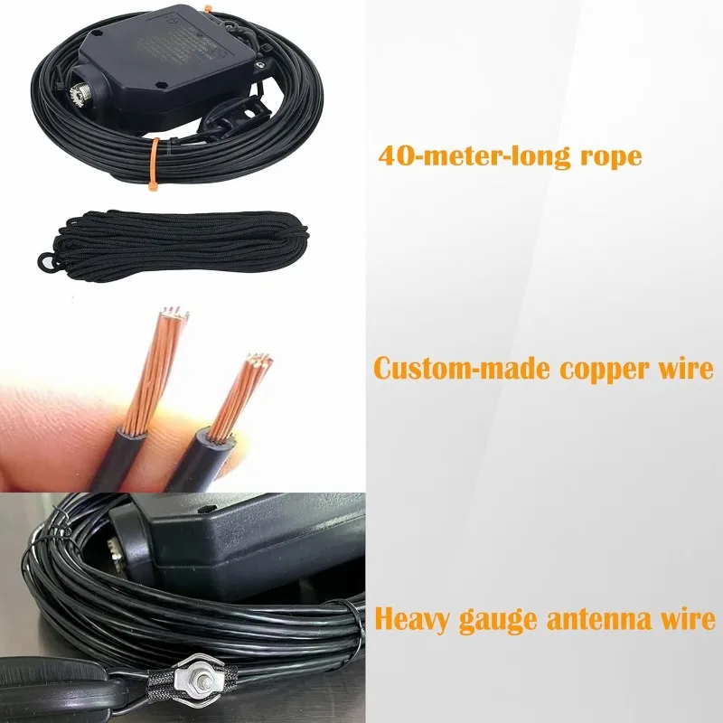 JYR8010-150W نهاية صالح نصف موجة هوائي لراديو لحم الخنزير 8 الفرقة 10 متر 12 متر 15 متر 17 متر 20 متر 30 متر 40 متر 80 متر هوائي سلك طويل #4